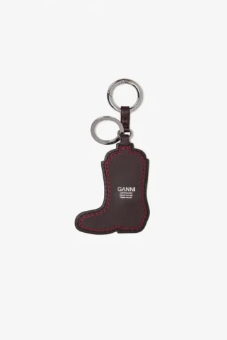 Red Western Boot Keyring