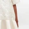 Satin Cloque Mini Dress Satin Cloque Mini Dress