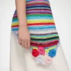 Scarf in Striped Crochet
