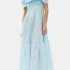 Seersucker Check Smock Maxi Dress Seersucker Check Smock Maxi Dress