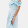 Seersucker Check Smock Maxi Dress Seersucker Check Smock Maxi Dress