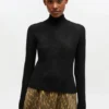 Sheer Turtleneck
