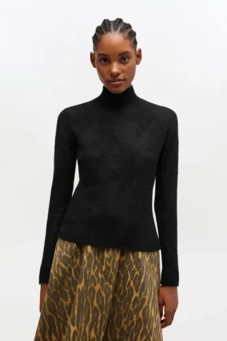 Sheer Turtleneck