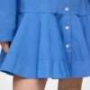 Shirt Dress in Blue Cotton Shirt Dress in Blue Cotton