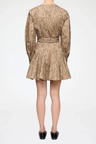 Shirt Dress in Stretch Cotton