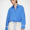 Shirt in Blue Cotton Shirt in Blue Cotton