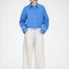 Shirt in Blue Cotton Shirt in Blue Cotton