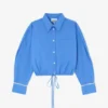 Shirt in Blue Cotton Shirt in Blue Cotton