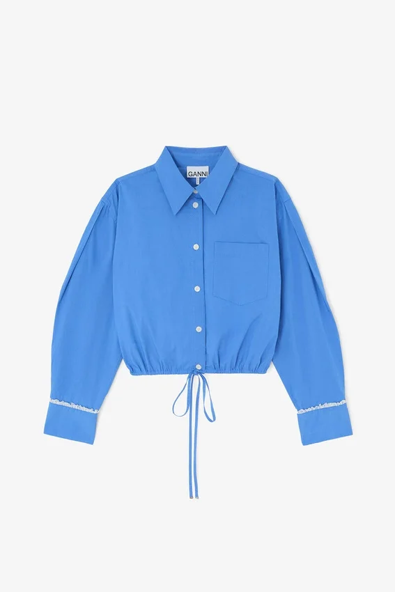 Shirt in Blue Cotton Shirt in Blue Cotton
