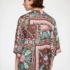 Shirt in Printed Twill