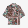 Shirt in Printed Twill