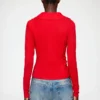 Shirt in Red Marl Mesh Shirt in Red Marl Mesh