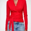 Shirt in Red Marl Mesh Shirt in Red Marl Mesh