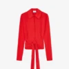 Shirt in Red Marl Mesh Shirt in Red Marl Mesh