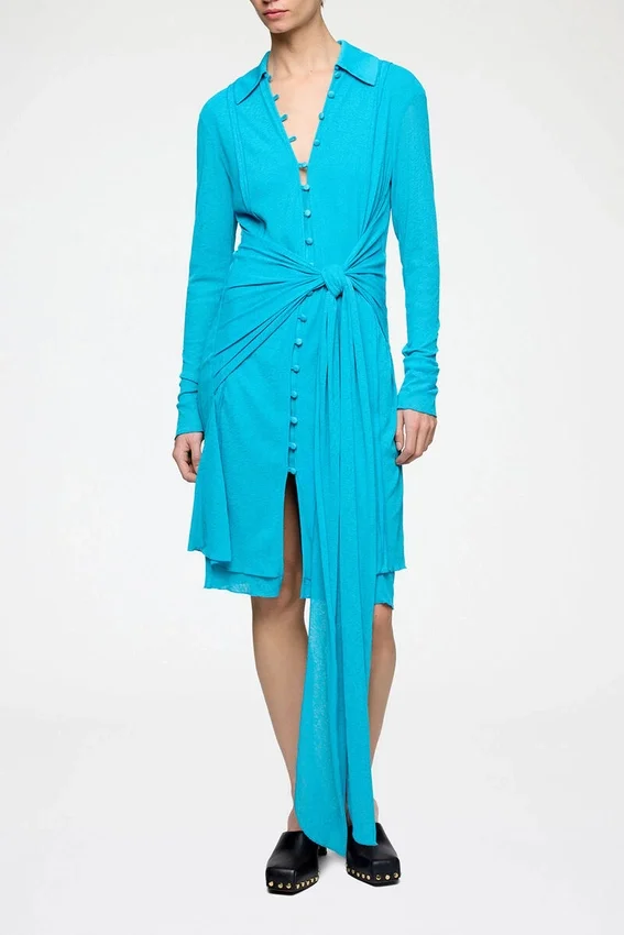 Short Dress in Marl Mesh Short Dress in Marl Mesh