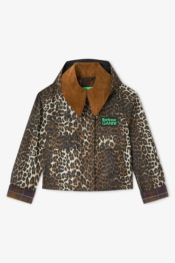 Short Wax Jacket in Leopard Short Wax Jacket in Leopard