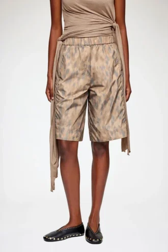 Shorts in Printed Nylon