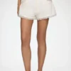 Shorts in White Denim
