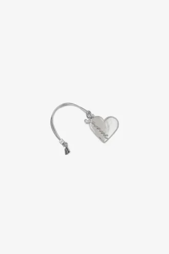 Silver Bou Heart Mirror