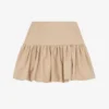 Skirt in Beige Cotton