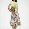 Skirt in Printed Denim Skirt in Printed Denim