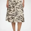 Skirt in Printed Denim Skirt in Printed Denim