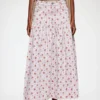 Skirt in Printed Denim Skirt in Printed Denim