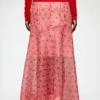 Skirt in Printed Shibori Organza