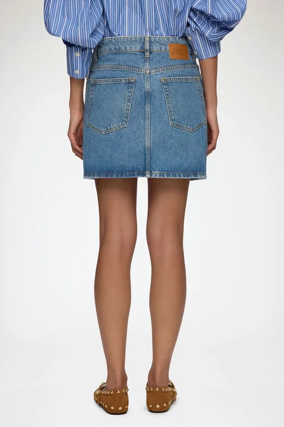 Skirt in Rigid Denim Skirt in Rigid Denim