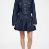 Skirt in Rinse Denim Skirt in Rinse Denim