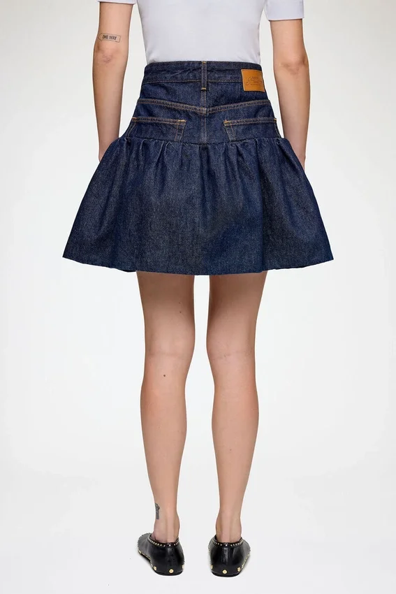 Skirt in Rinse Denim Skirt in Rinse Denim
