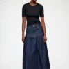 Skirt in Stretch Denim Skirt in Stretch Denim
