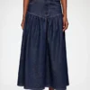 Skirt in Stretch Denim Skirt in Stretch Denim