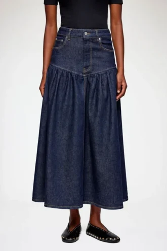 Skirt in Stretch Denim