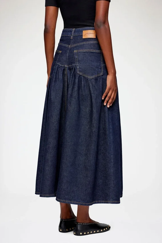 Skirt in Stretch Denim Skirt in Stretch Denim