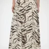 Skirt in Zebra Cotton