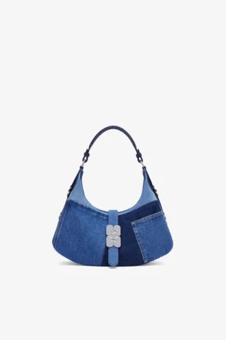 Small Kat Bag in Blue Denim
