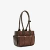 Small Posy Bag in Brown Suede
