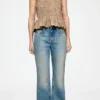 Smock Top in Printed Stretch Smock Top in Printed Stretch