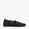 Sporty Ballerina in Black Mesh