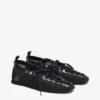 Sporty Ballerina in Black Mesh