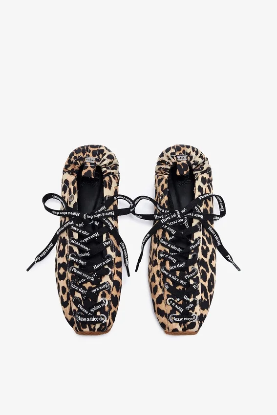 Sporty Ballerina in Leopard Sporty Ballerina in Leopard