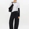 Stary Jeans in Black Rigid Denim Stary Jeans in Black Rigid Denim
