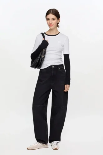 Stary Jeans in Black Rigid Denim