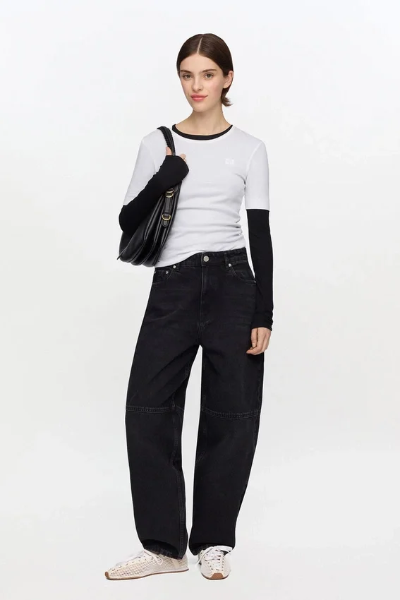 Stary Jeans in Black Rigid Denim Stary Jeans in Black Rigid Denim