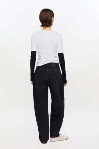 Stary Jeans in Black Rigid Denim