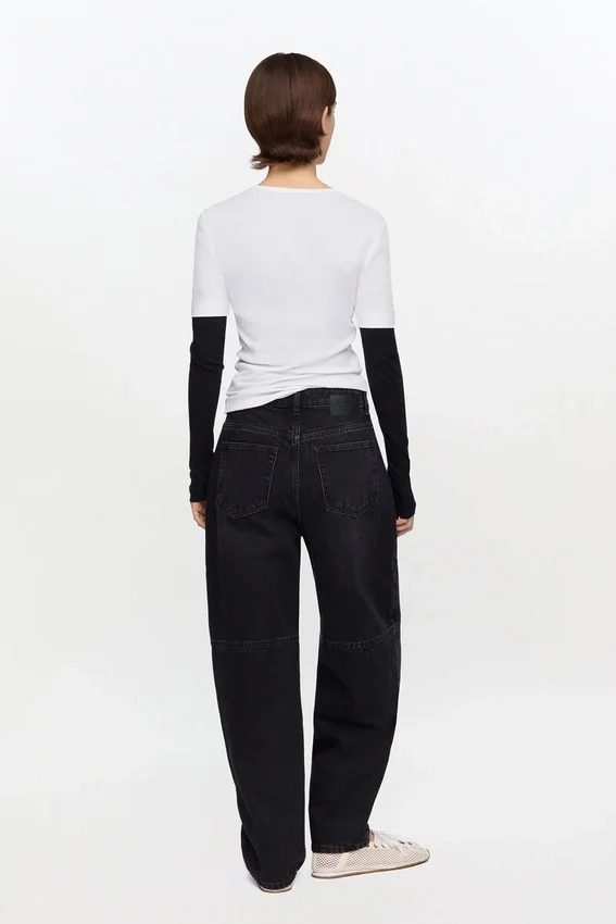 Stary Jeans in Black Rigid Denim Stary Jeans in Black Rigid Denim