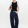 Stary Jeans in Dark Rinse Denim Stary Jeans in Dark Rinse Denim