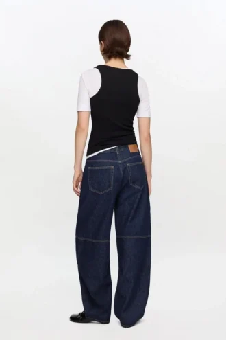 Stary Jeans in Dark Rinse Denim