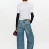 White Soft Cotton Rib Short Sleeve T-shirt